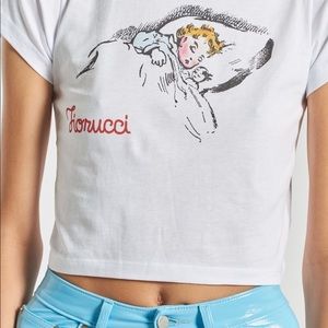 Fiorucci crop tee